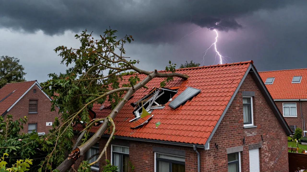 Tempete et orage assurance habitation Belgique